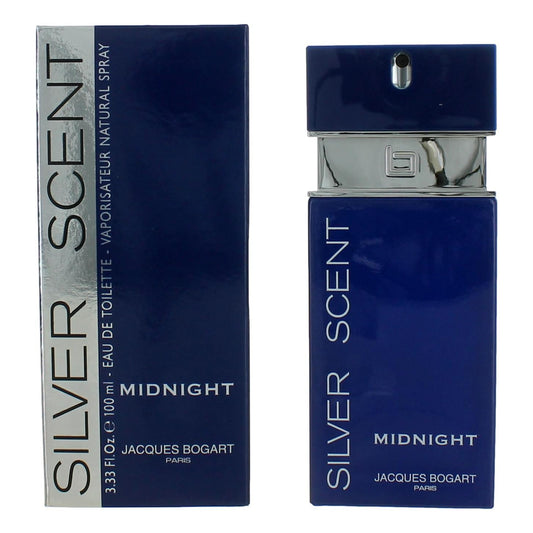 Silver Scent Midnight by Jacques Bogart, 3.33 oz EDT for Men