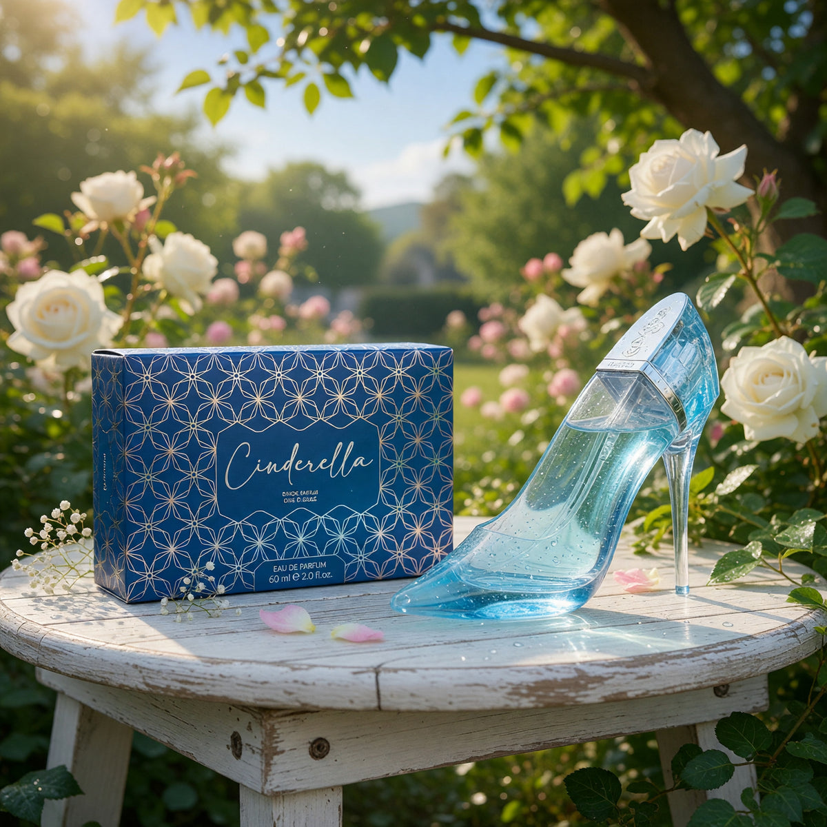 Disney Cinderella Slipper Blue by Disney, 2 oz EDP Spray for Women