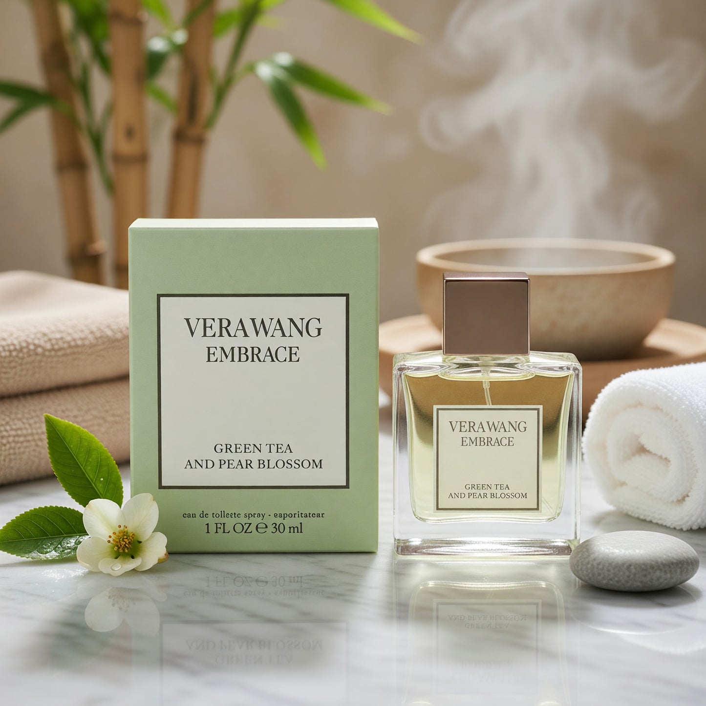 Vera Wang Embrace Green Tea and Pear Blossom by Vera Wang, 1oz EDT Spray women