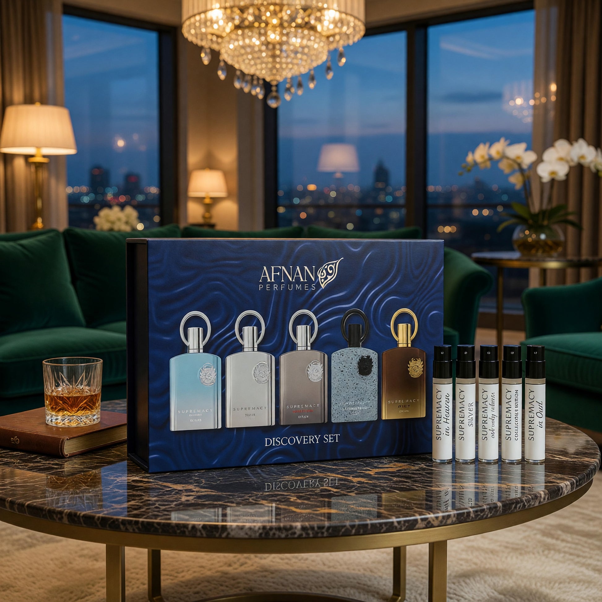 Supremacy Homme Series by Afnan, 5 Piece Discovery Set for Men