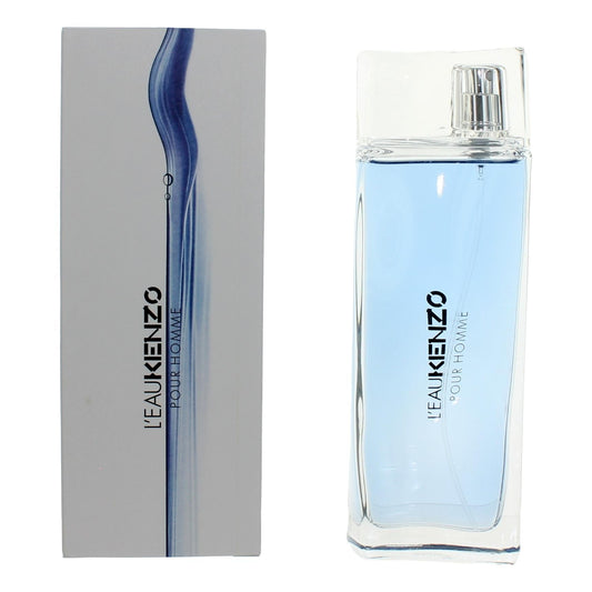 L'eau Kenzo Pour Homme by Kenzo, 3.4 oz EDT Spray for Men
