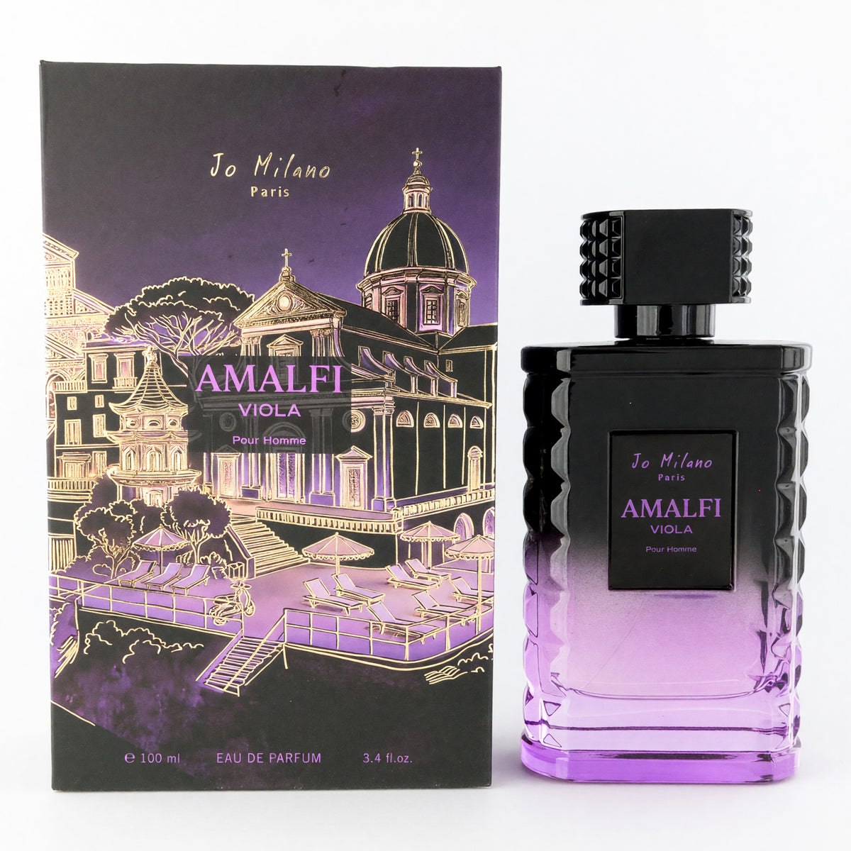 Amalfi Viola Pour Homme by Jo Milano, 3.4 oz EDP Spray for Men