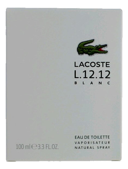 Lacoste L.12.12 White Blanc by Lacoste, 3.3 oz EDT Spray for Men