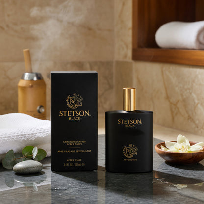 Stetson Black by Coty, 3.4oz Skin Invigorating After Shave Splash men