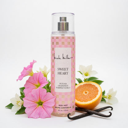 Sweet Heart by Nicole Miller. 8 oz Body Mist for Women