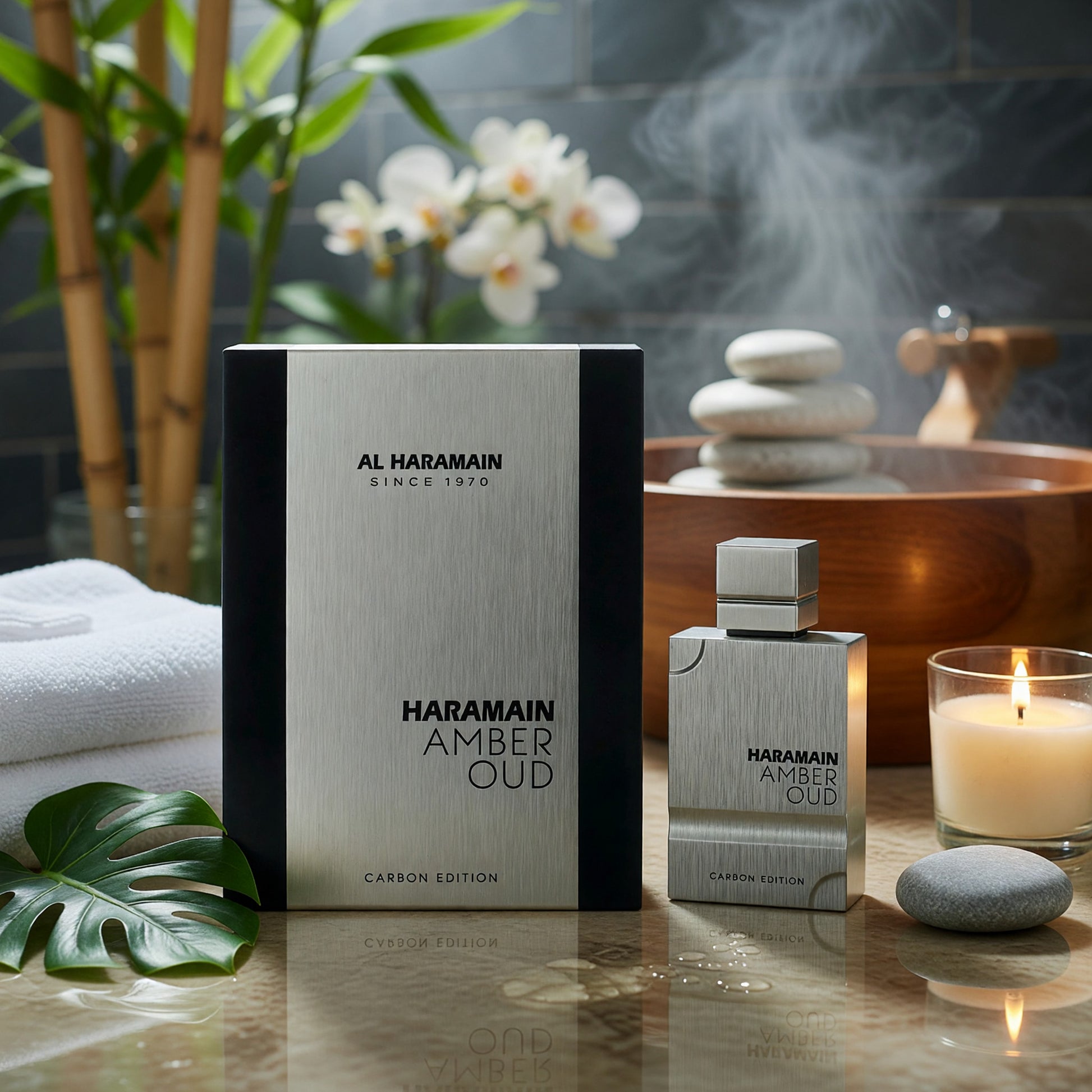 Amber Oud Carbon Edition by Al Haramain, 2 oz EDP Spray for Unisex