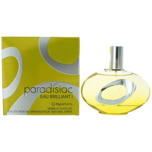 Paradisiac Eau Brilliant by NuParfums, 3.4 oz EDP Spray for Women