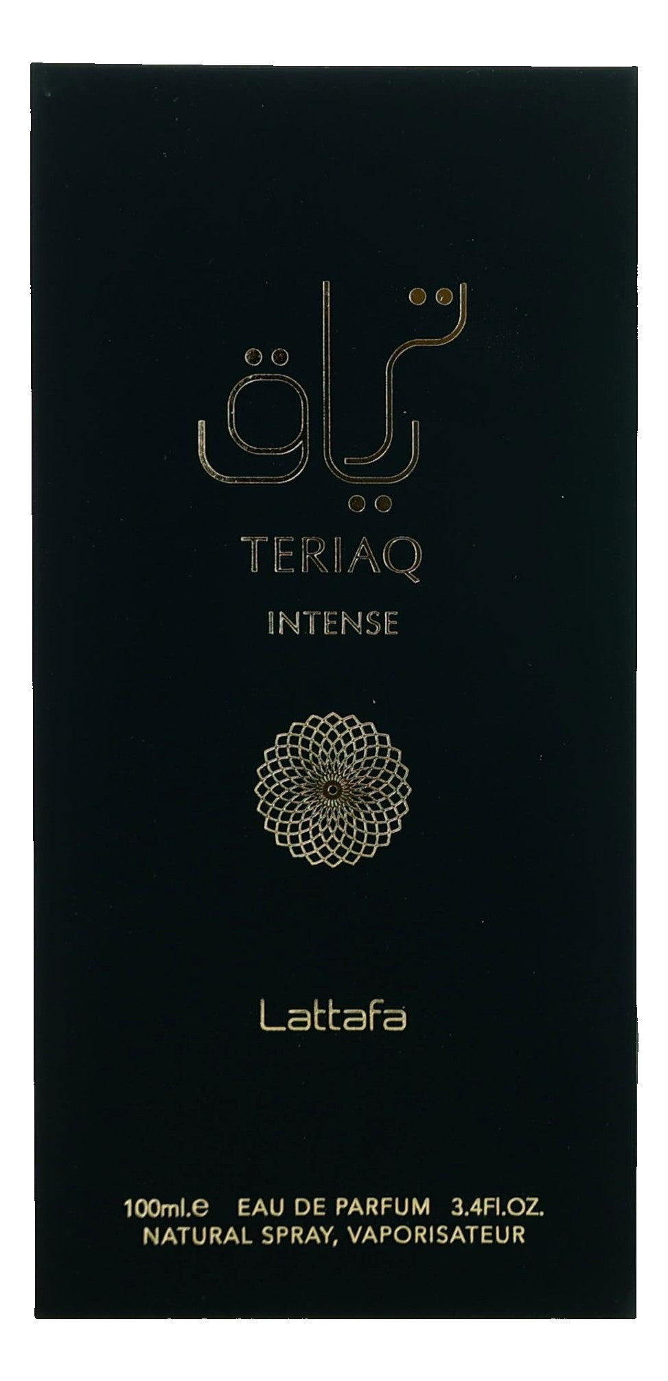 Teriaq Intense by Lattafa, 3.4 oz EDP Spray for Unisex