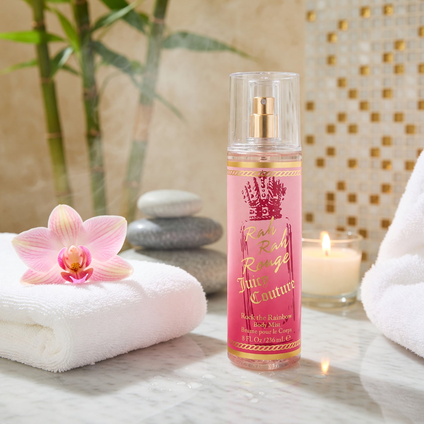 Rah Rah Rouge by Juicy Couture, 8 oz Body Mist for Women