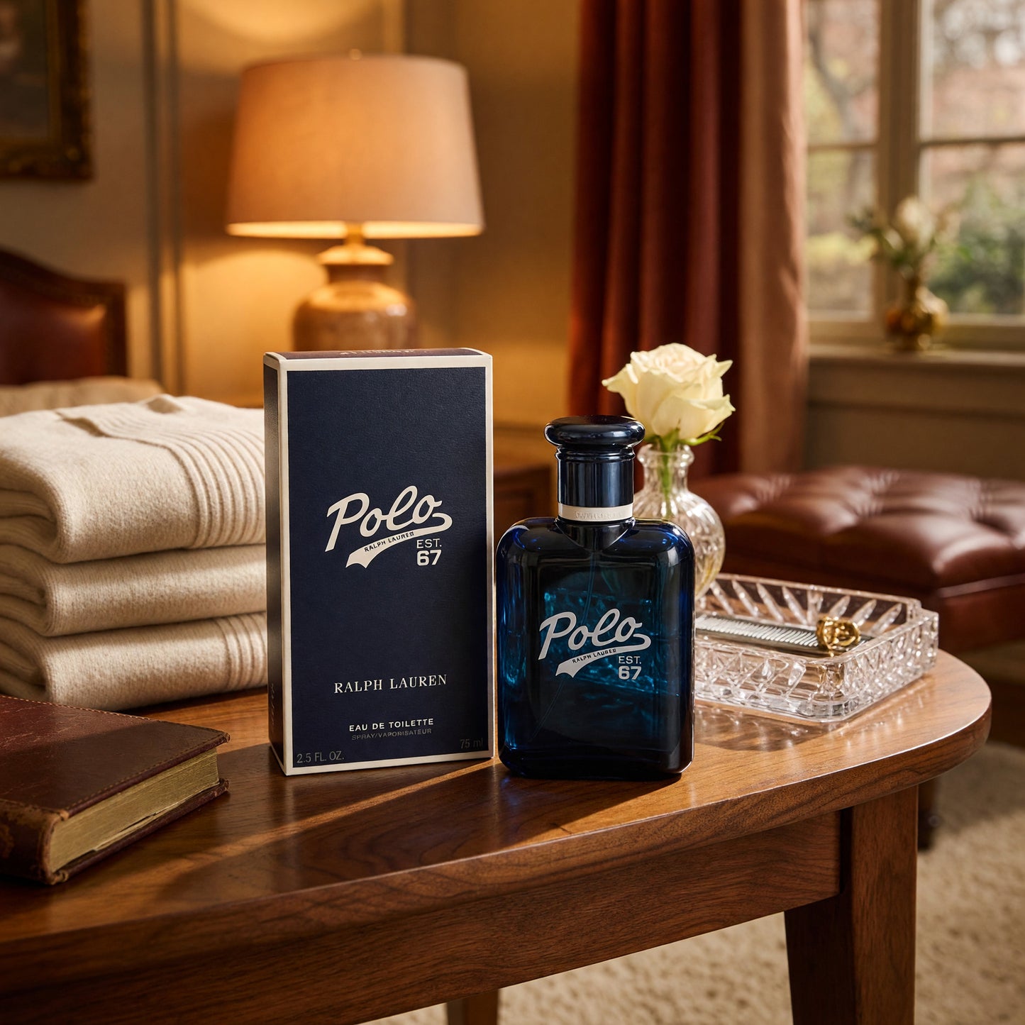 Polo EST 67 by Ralph Lauren, 2.5 oz EDT Refillable Spray for Men