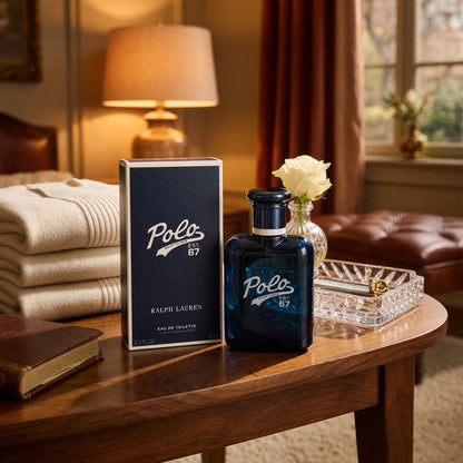 Polo EST 67 by Ralph Lauren, 2.5 oz EDT Refillable Spray for Men