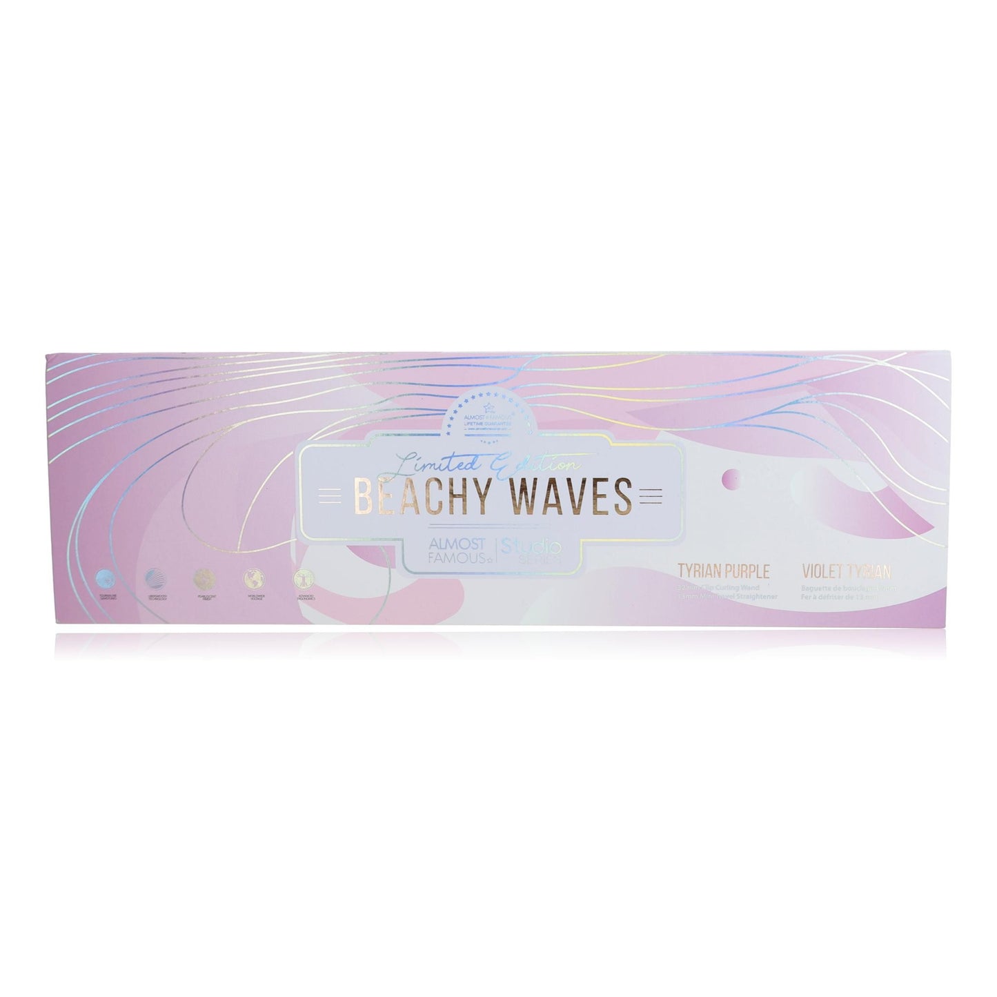 Beach Wave Babe, 2-Piece Set With Curling Wand & Mini To-Go - Tyrian Purple