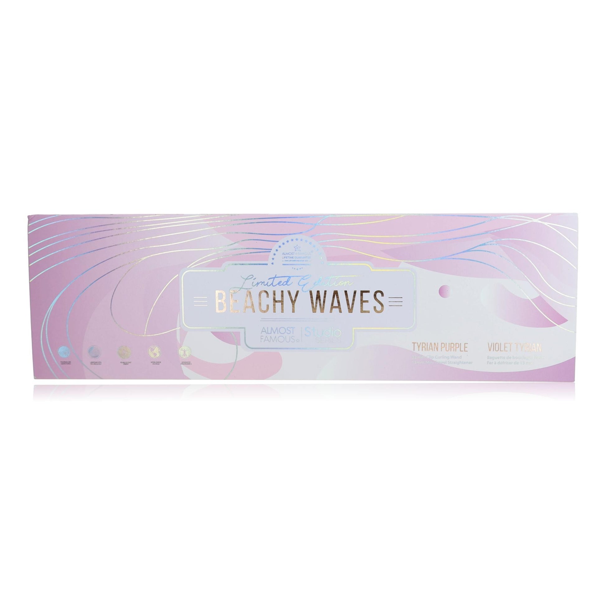 Beach Wave Babe, 2-Piece Set With Curling Wand & Mini To-Go - Tyrian Purple