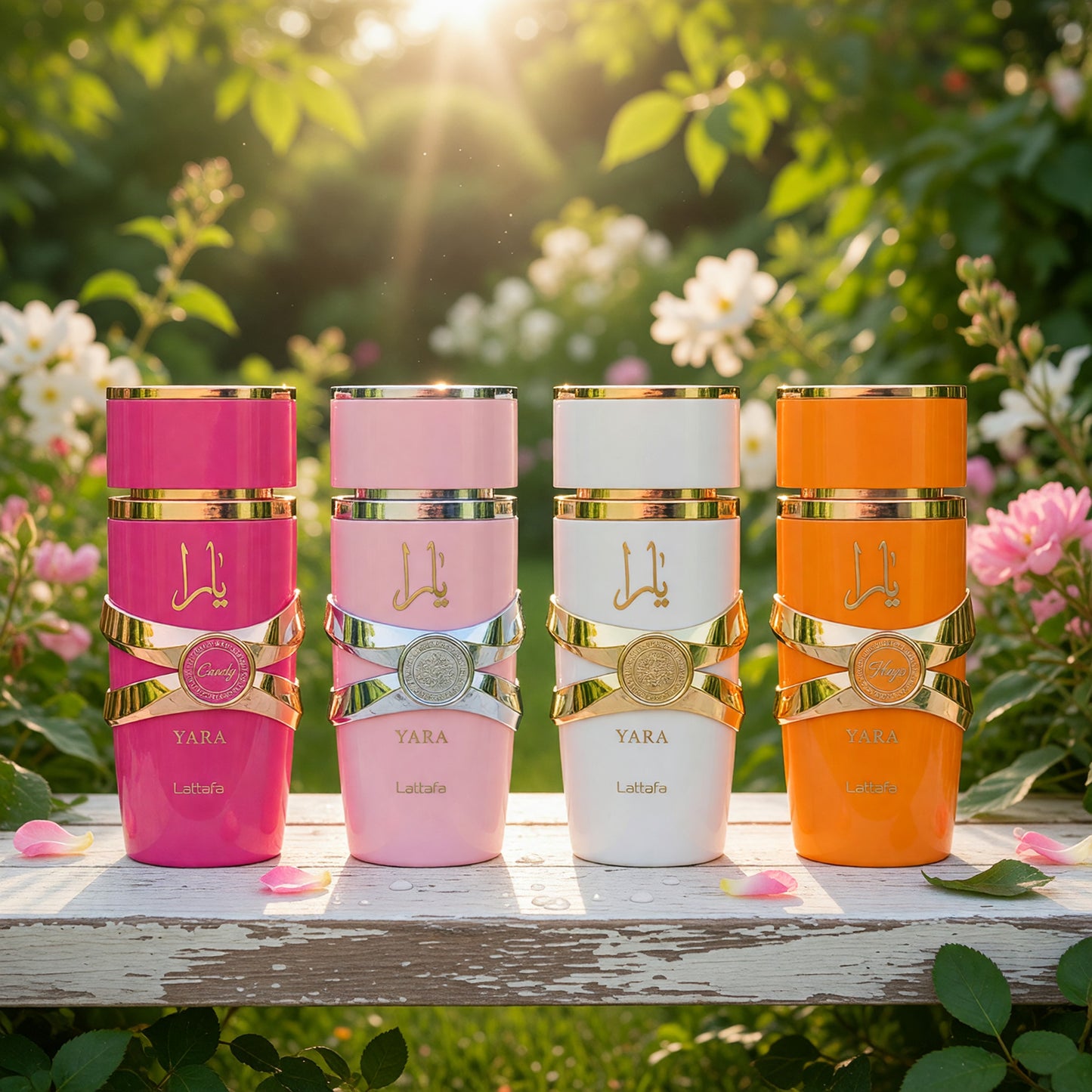 Yara Collection by Lattafa, 4 Piece Gift Set for Women. Mini Set