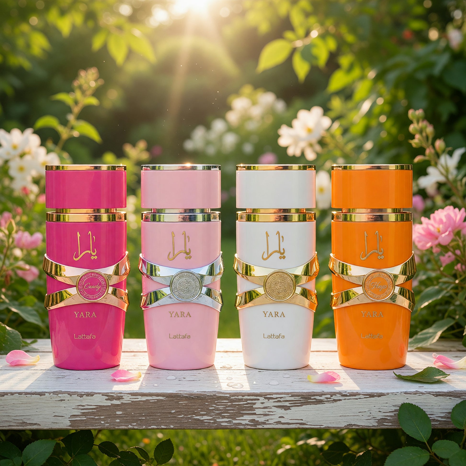 Yara Collection by Lattafa, 4 Piece Gift Set for Women. Mini Set