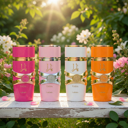 Yara Collection by Lattafa, 4 Piece Gift Set for Women. Mini Set