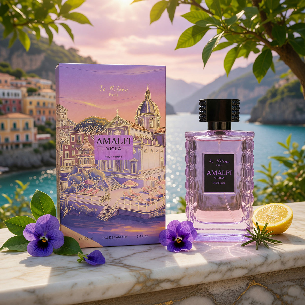 Amalfi Viola Pour Femme by Jo Milano, 3.4 oz EDP Spray for Women