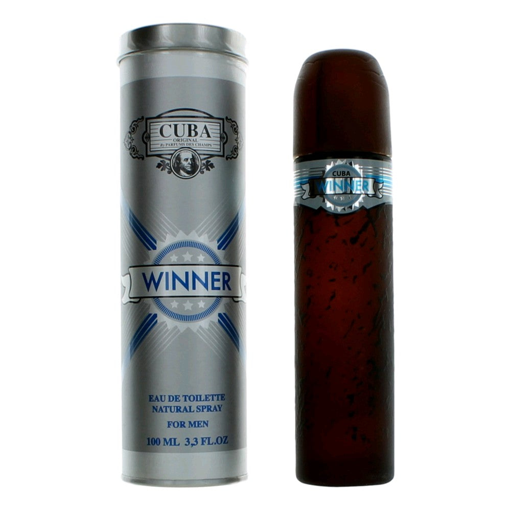 Cuba Winner by Cuba, 3.3 oz EDT Spray for Men