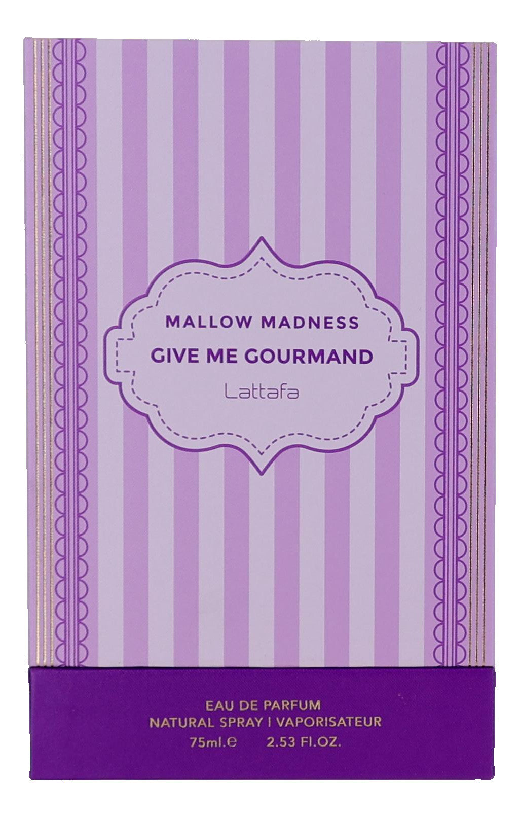 Mallow Madness Give Me Gourmand by Lattafa, 2.53oz EDP Spray women
