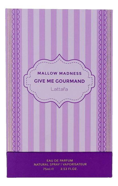 Mallow Madness Give Me Gourmand by Lattafa, 2.53oz EDP Spray women