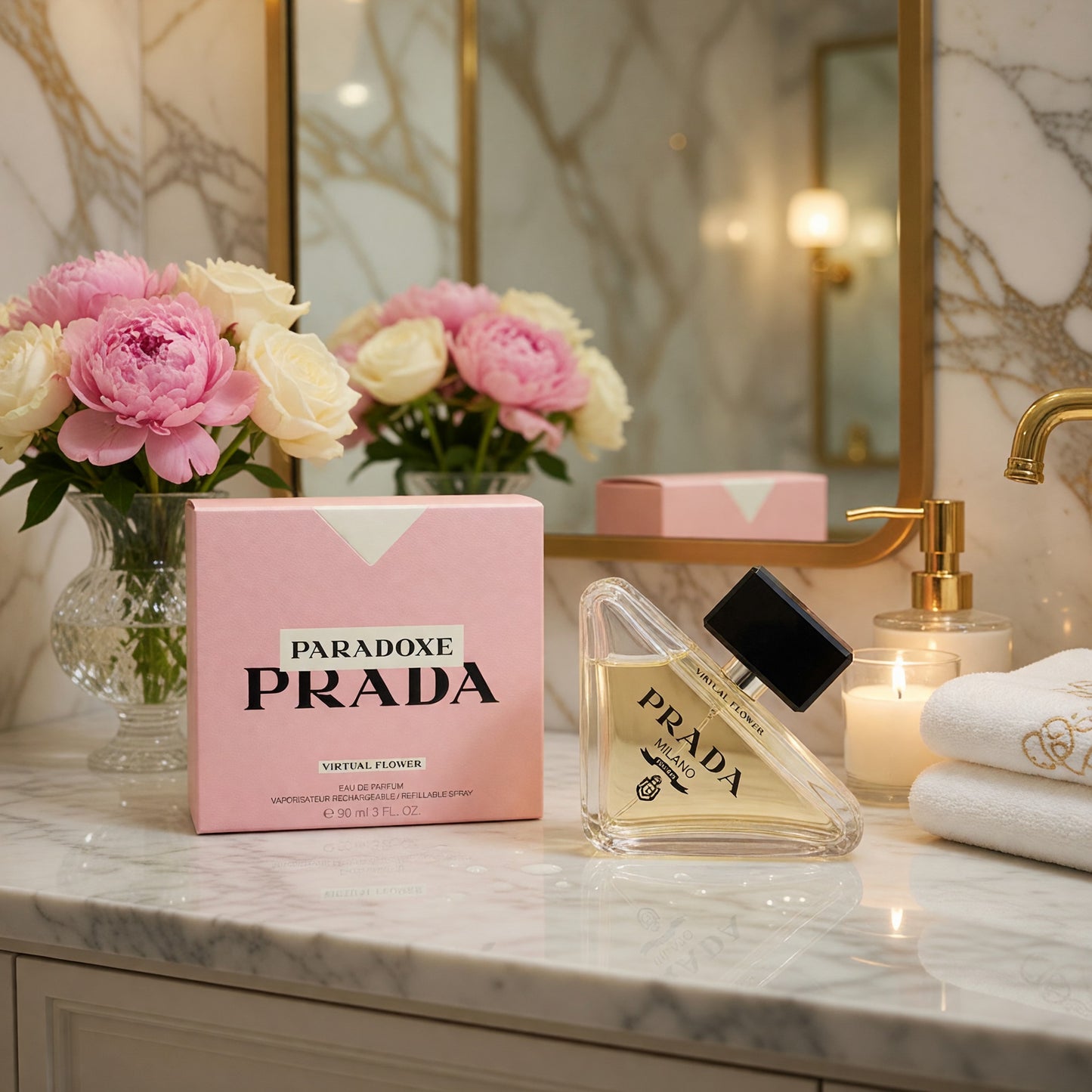 Prada Paradoxe Virtual Flower by Prada, 3 oz EDP Spray for Women