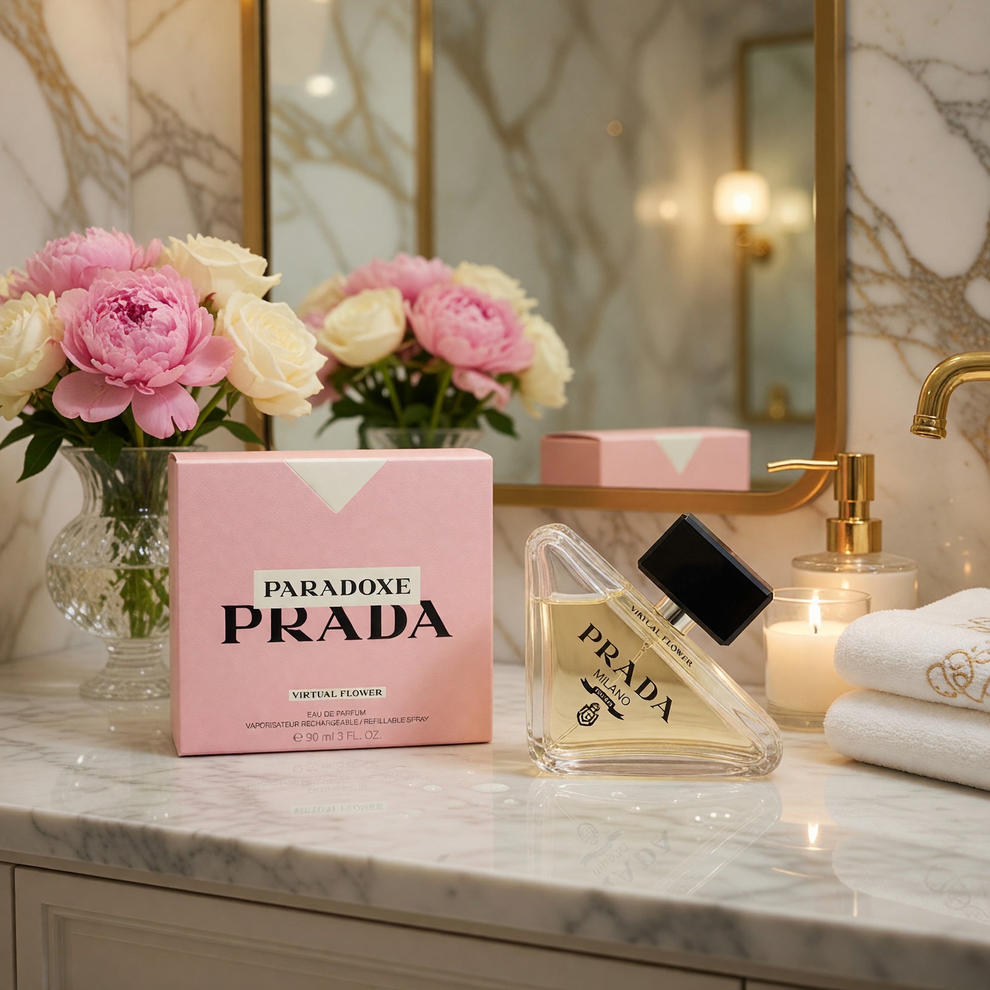 Prada Paradoxe Virtual Flower by Prada, 3 oz EDP Spray for Women