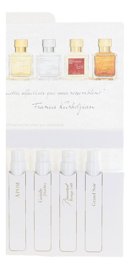 The Fragrance Wardrobe by Maison Francis Kurkdjian, 8 Piece Spray set for Unisex