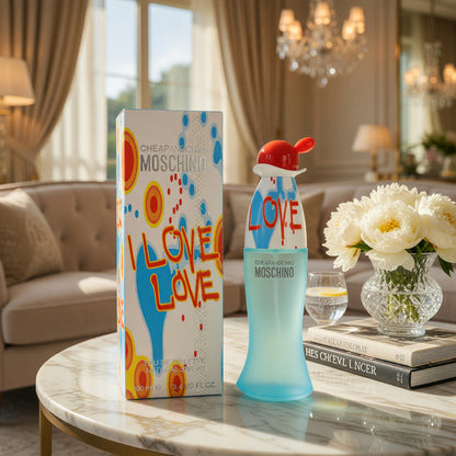 I Love Love Cheap & Chic by Moschino, 3.4 oz EDT Spray for Women