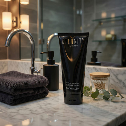Eternity by Calvin Klein, 3.3 oz Hair & Body Wash for Men