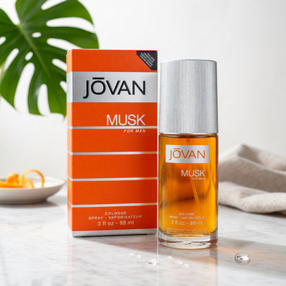 Jovan Musk by Coty, 3 oz Cologne Spray for Men