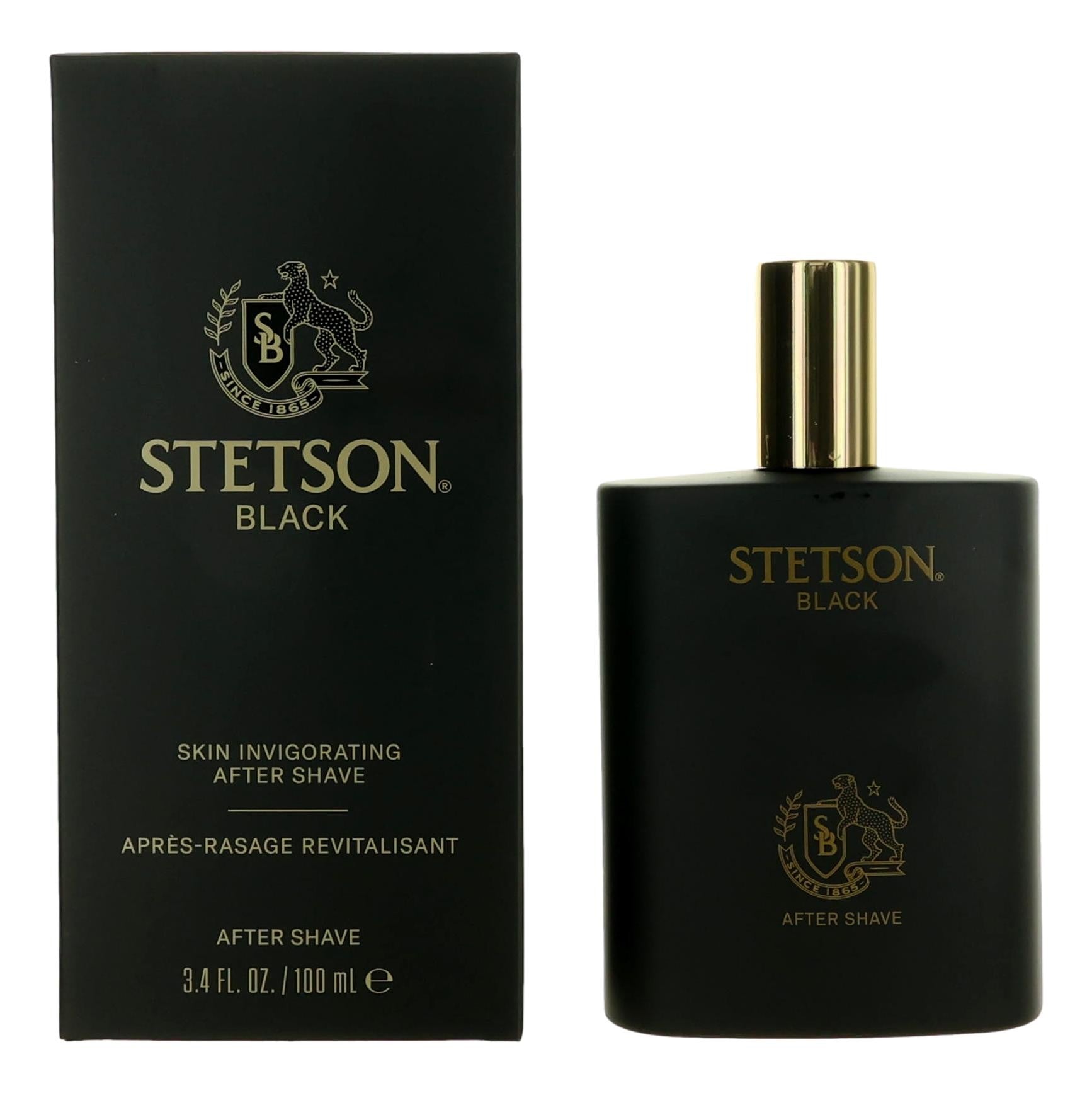 Stetson Black by Coty, 3.4oz Skin Invigorating After Shave Splash men