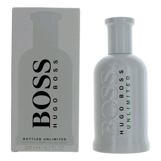 Boss Bottled Unlimited by Hugo Boss, 6.7 oz EDT Spray for Men