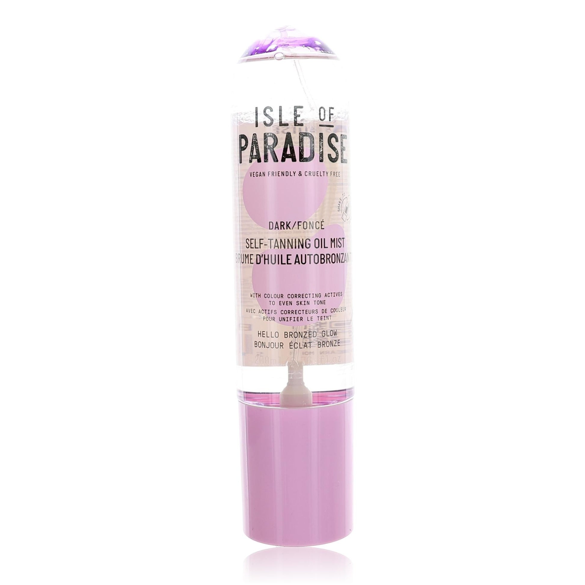 Isle of Paradise Self Tanning Oil Mist, 6.7oz Self Tanner - Dark