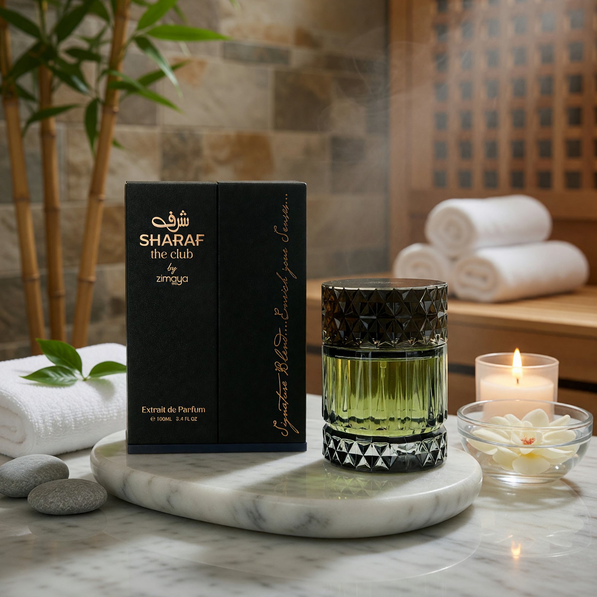 Sharaf the Club by Zimaya, 3.4 oz Extrait de Parfum for Unisex