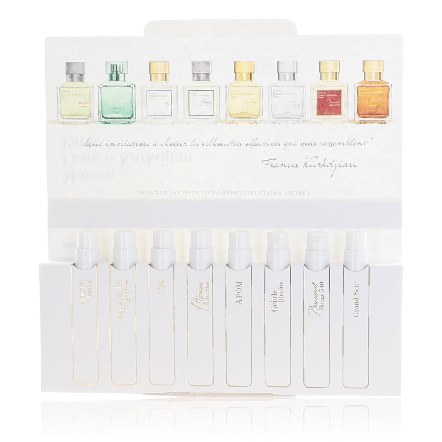 The Fragrance Wardrobe by Maison Francis Kurkdjian, 8 Piece Spray set for Unisex
