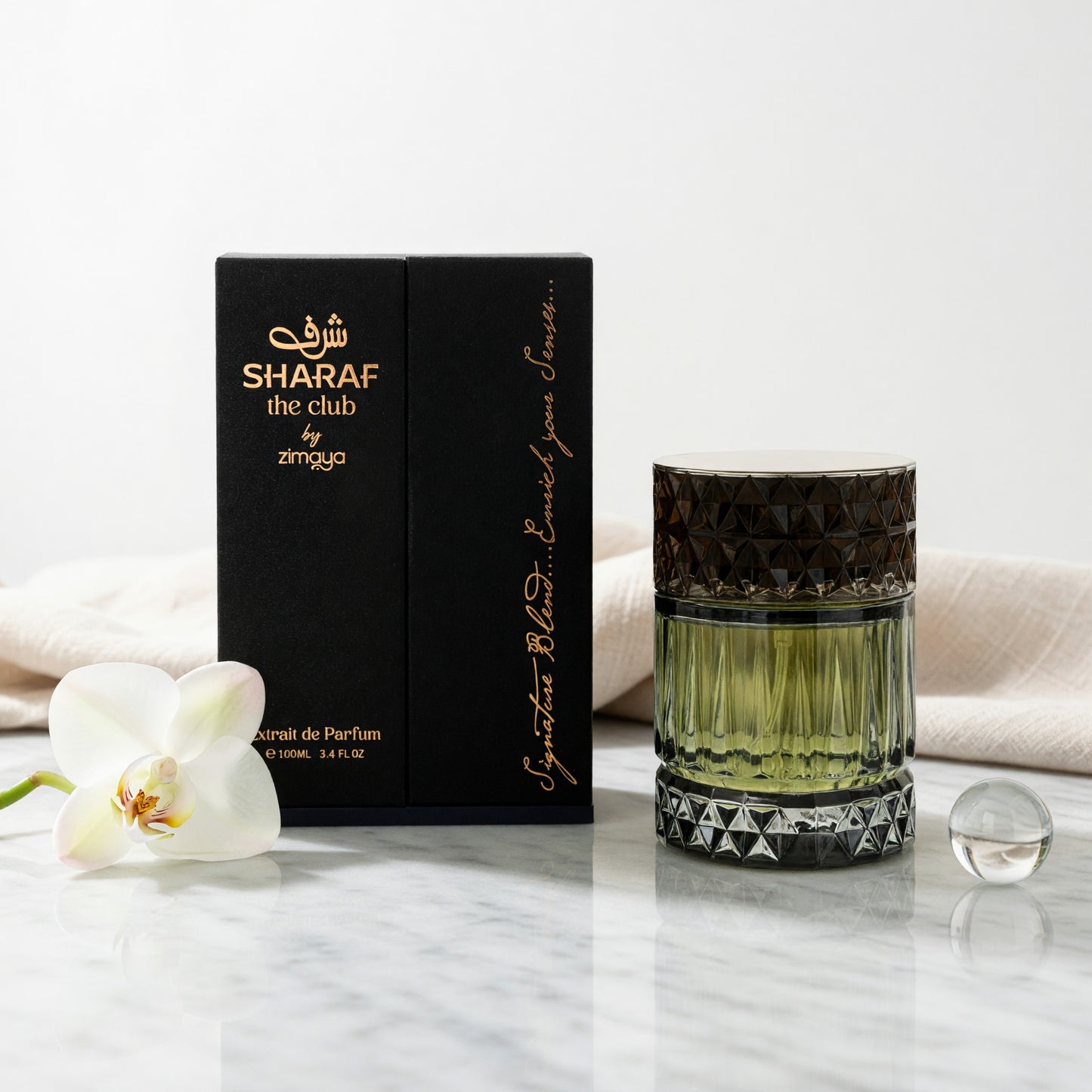 Sharaf the Club by Zimaya, 3.4 oz Extrait de Parfum for Unisex