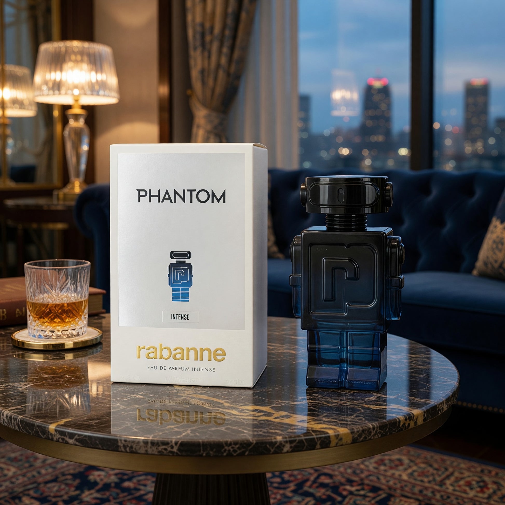 Phantom by Paco Rabanne, 3.4 oz EDP Intense for Men 