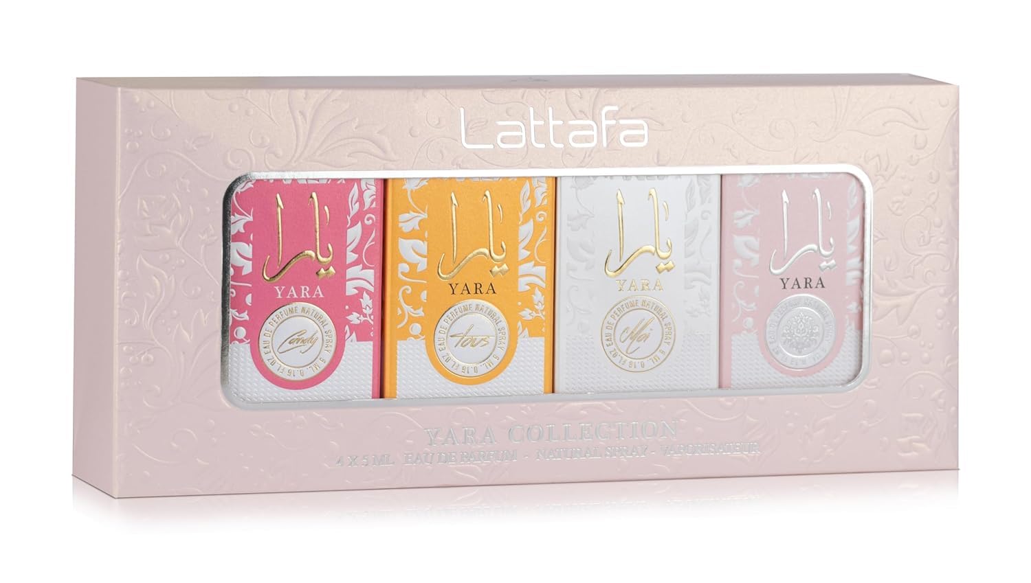 Yara Collection by Lattafa, 4 Piece Gift Set for Women  