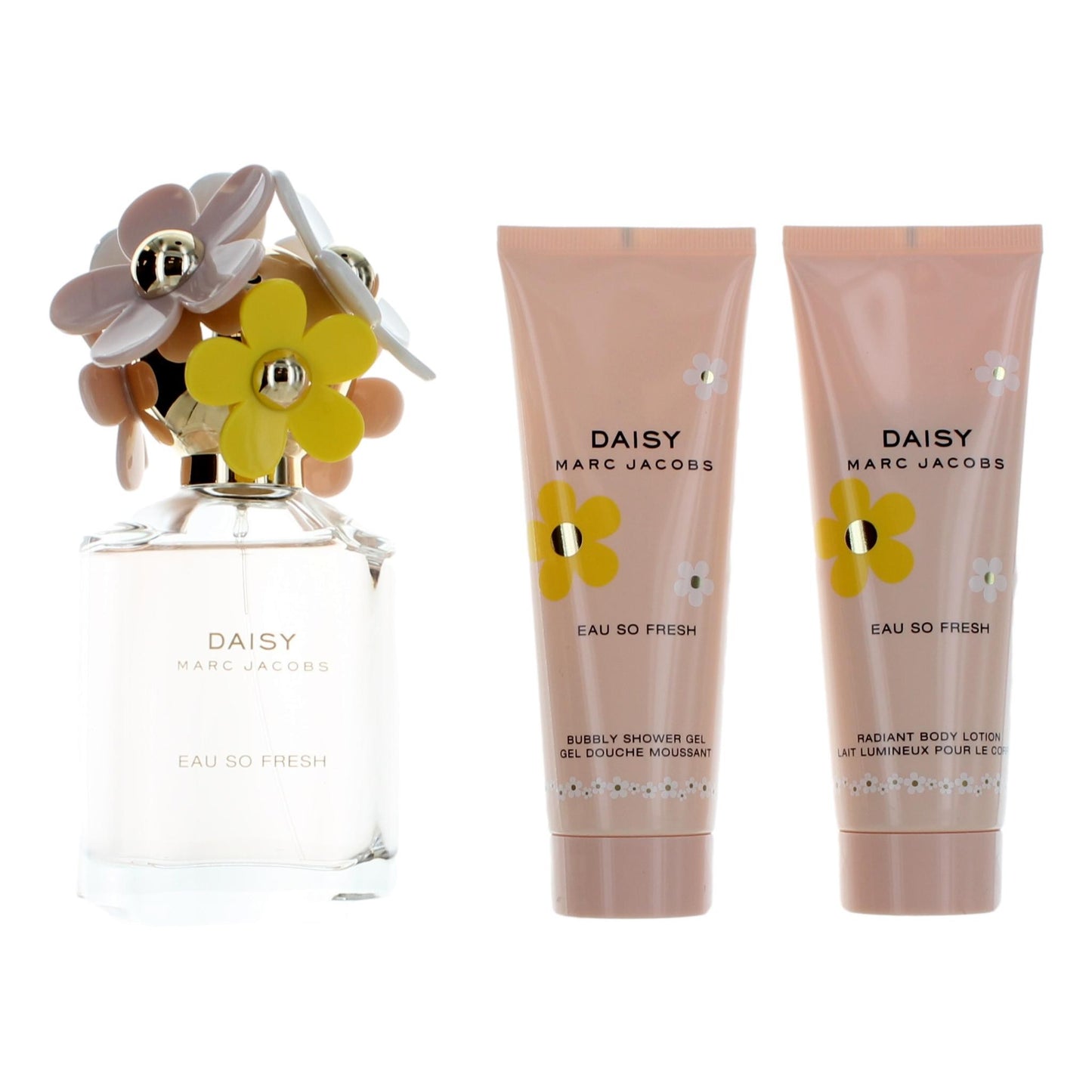 Daisy Eau So Fresh by Mar Jacob, 3 Piece Gift Set for Women