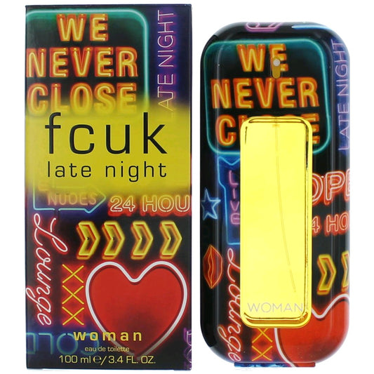 FCUK Late Night by French Connection, 3.4 oz EDT Spray for Women