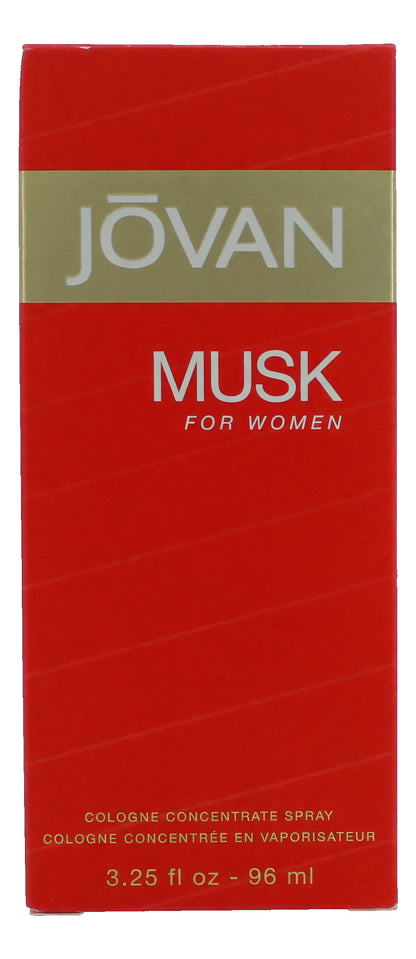 Jovan Musk by Coty, 3.25 oz Cologne Concentrate Spray for Women