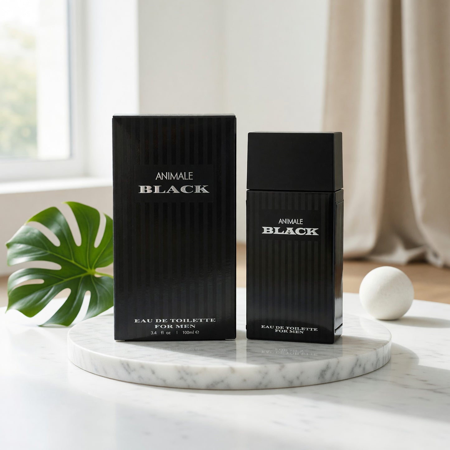 Animale Black by Animale, 3.4 oz EDT Spray for Men