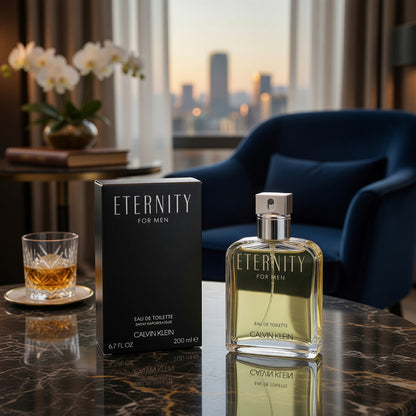 Eternity by Calvin Klein, 6.7 oz EDT Spray for Men