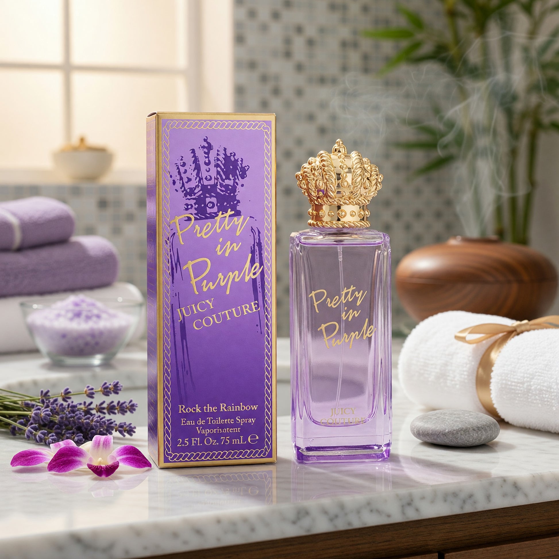 Rock The Rainbow Pretty in Purple by Juicy Couture, 2.5oz EDT Spray women