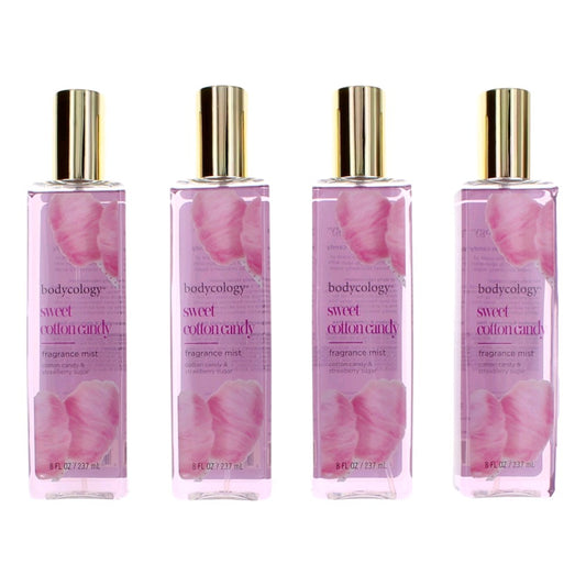 Sweet Cotton Candy by Bodycology, 4 Pack  8 oz Fragrance Mist women