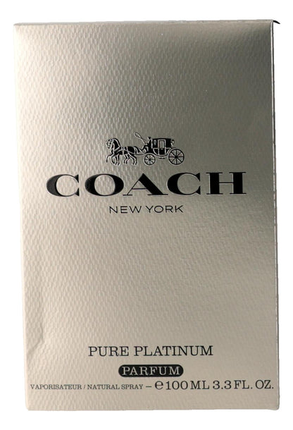 Coach Pure Platinum by Coach, 3.3 oz Parfum Spray for Men