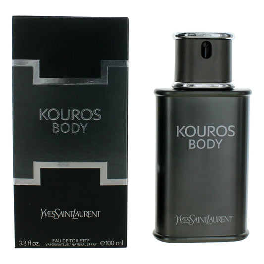 Kouros Body by Yves Saint Laurent, 3.3 oz EDT Spray for Men