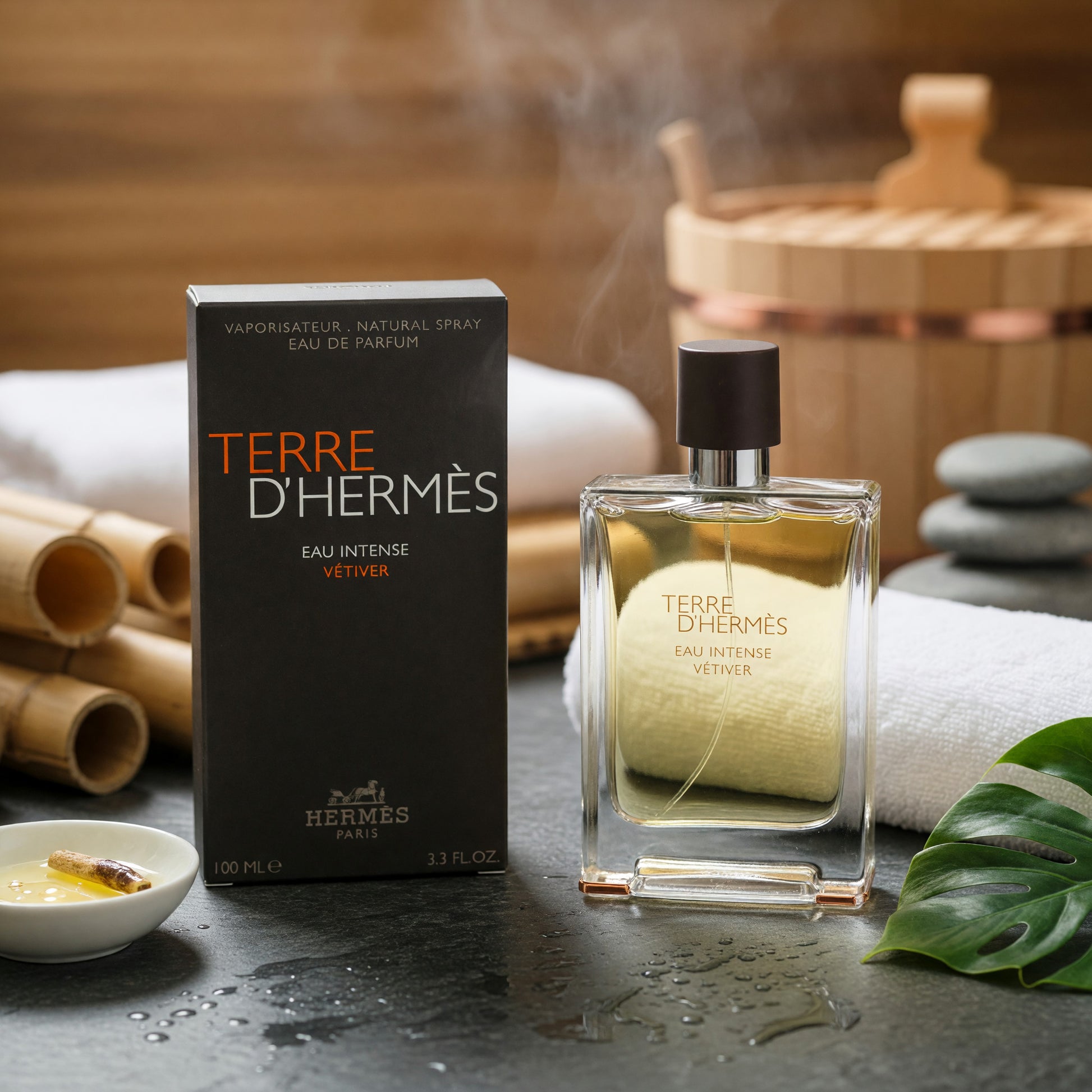 Terre D'Hermes Eau Intense Vetiver by Hermes, 3.3 oz EDP Spray for Men