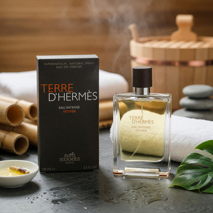 Terre D'Hermes Eau Intense Vetiver by Hermes, 3.3 oz EDP Spray for Men