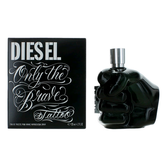 Diesel Only The Brave Tattoo by Diesel, 4.2 oz EDT Spray for Men